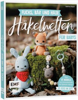 Fuchs, Bär und Hase – süße Häkelwelten für Babys EMF 90556 