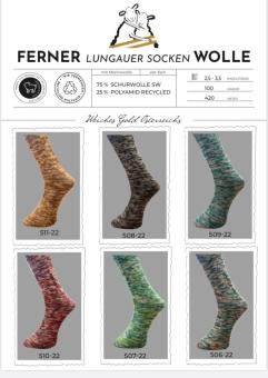 Ferner Lungauer Sockenwolle 4fach - 506-511 