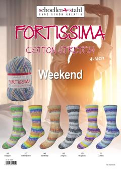 Fortissima Cotton Stretch - Weekend - 4fach 